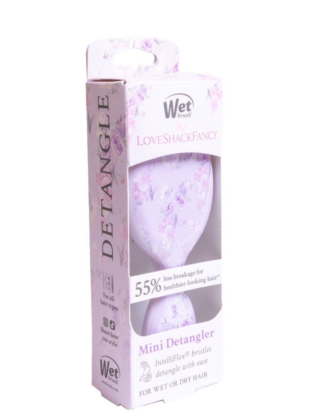 LoveShackFancy x Target wetbrush happy thoughts MINI detangler